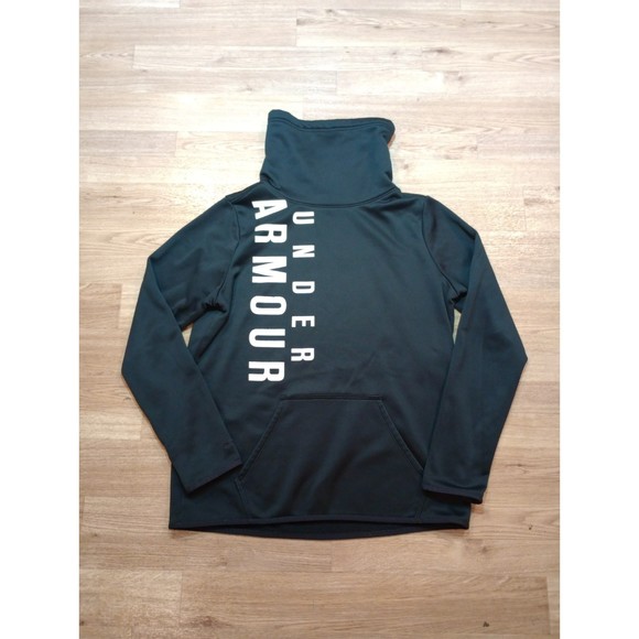 Under Armour Tops - Under Armour Sweatshirt Womens Medium Black Storm Cowl Loose Cold Gear Pullover*